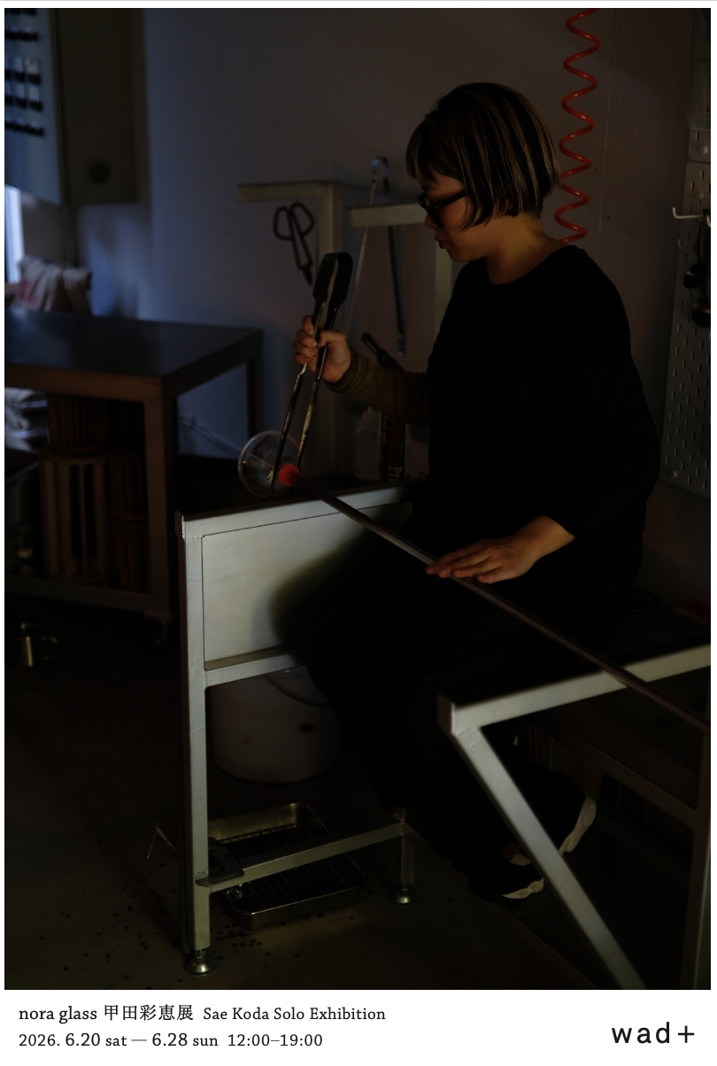 nora glassworks 甲田彩恵 展 sae koda solo exhibition 2026.6.20-sat 6.28sun nora glassworks 甲田彩恵 展 sae koda solo exhibition 2026.6.20-sat 6.28sun